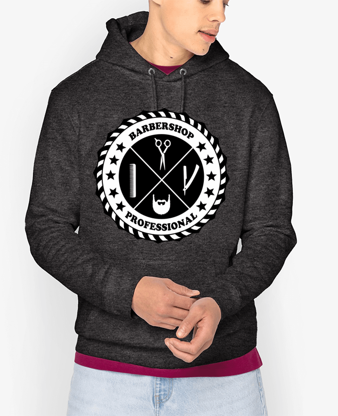 Hoodie BARBERSHOP BLASON Par SG LXXXIII