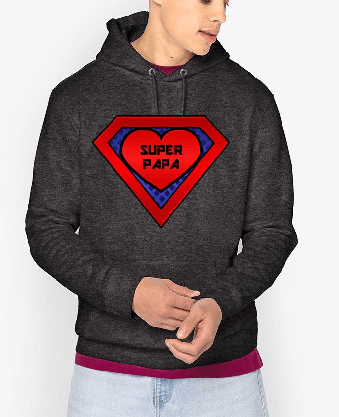 Hoodie Super papa Par FRENCHUP-MAYO