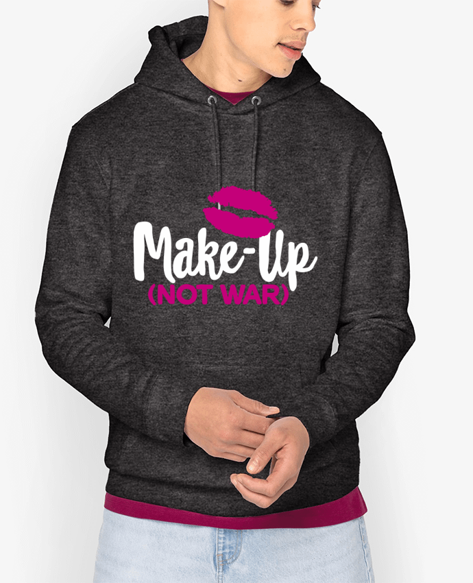 Hoodie Make up not war Par LaundryFactory