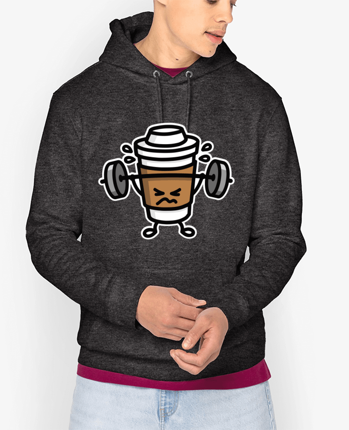 Hoodie STRONG COFFEE SMALL Par LaundryFactory
