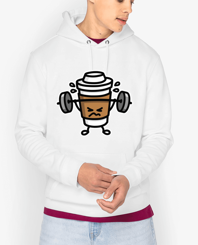 Hoodie STRONG COFFEE SMALL Par LaundryFactory