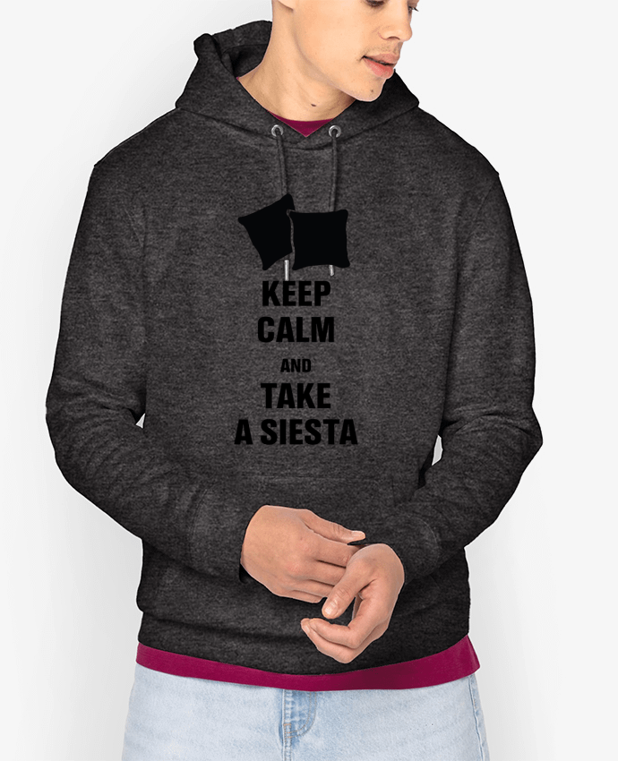 Hoodie Keep calm and take a siesta Par tunetoo