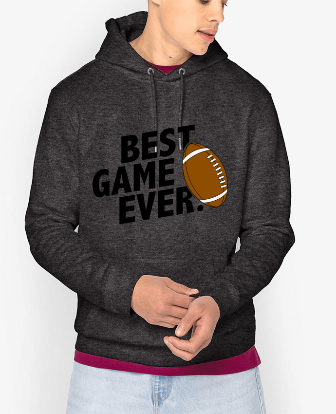 Hoodie BEST GAME EVER Rugby Par tunetoo