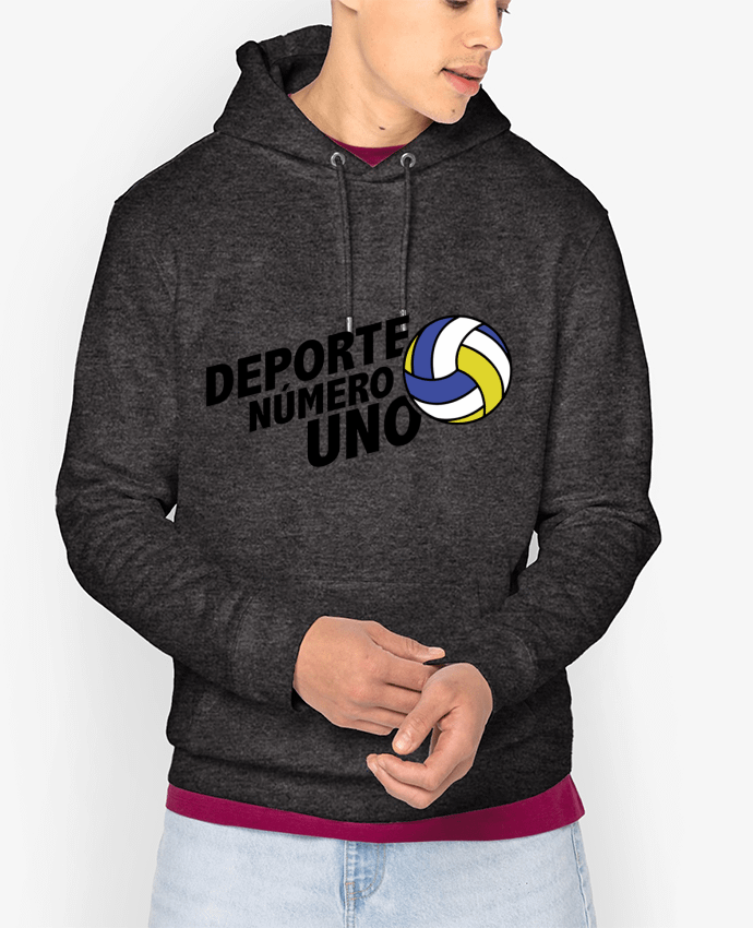 Hoodie Deporte Número Uno Volleyball Par tunetoo