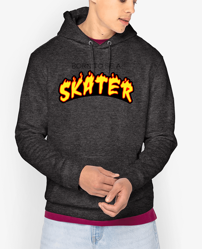 Hoodie Born to be a skater Par tunetoo