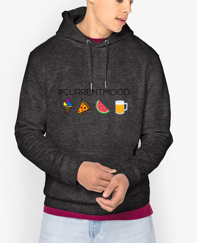 Hoodie #Currentmood Par tunetoo