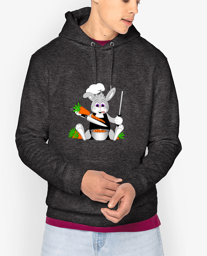 Hoodie Lapin Pot'Chef - sans typo Par Nature et Légendes