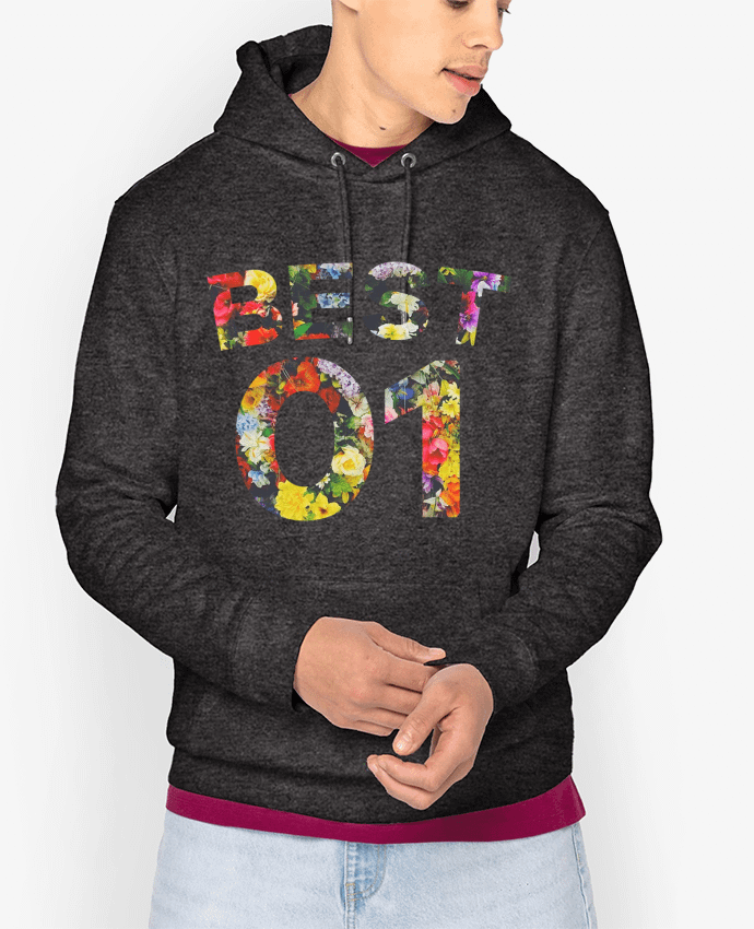 Hoodie BEST FRIENDS FLOWER 1 Par tunetoo