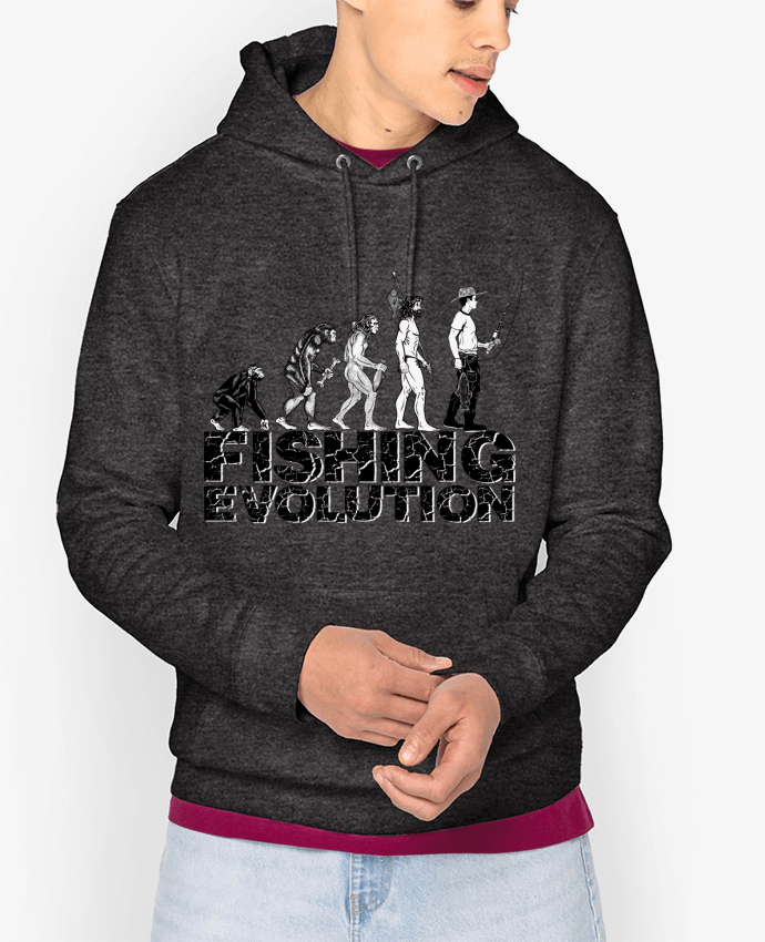 Hoodie Fishing evolution Par Original t-shirt