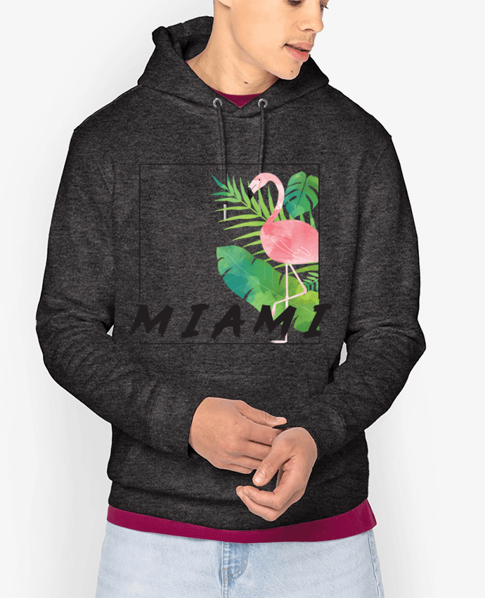 Sweat capuche unisexe Bio Miami Par KOIOS design