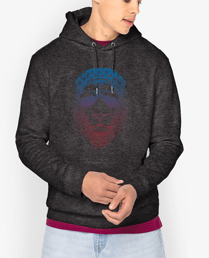 Hoodie Wild lion Par Balàzs Solti
