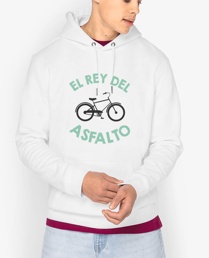 Sweat capuche unisexe Bio Rey del asfalto Par tunetoo