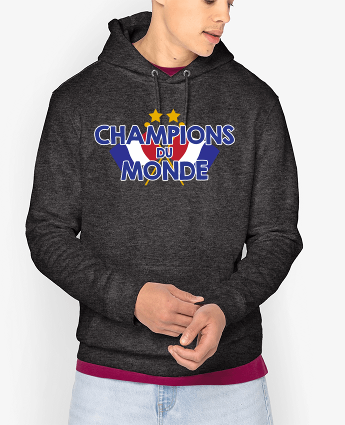 Hoodie Champions du monde Par tunetoo