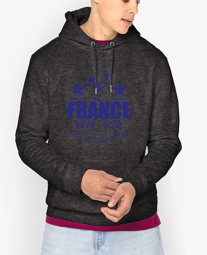 Hoodie Equipe de france double championne du monde Par Yazz