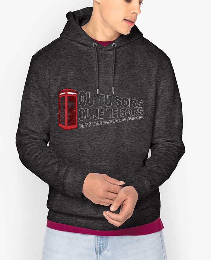 Hoodie Ou tu sors ou j'te sors Citation Dikkenek Par tunetoo