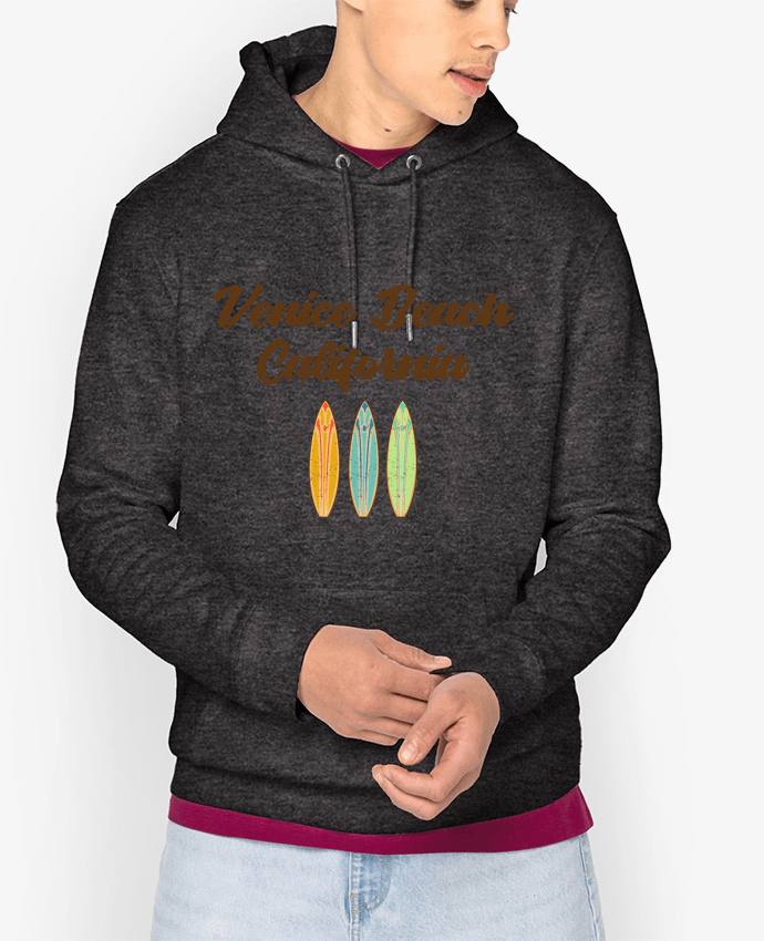 Hoodie Venice Beach Surf Par tunetoo