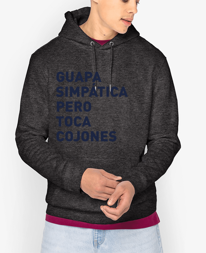Hoodie Guapa simpatica pero toca cojones Par tunetoo