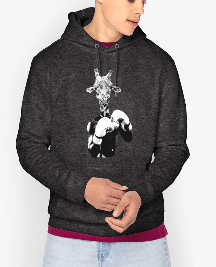 Hoodie Girafe boxe Par justsayin