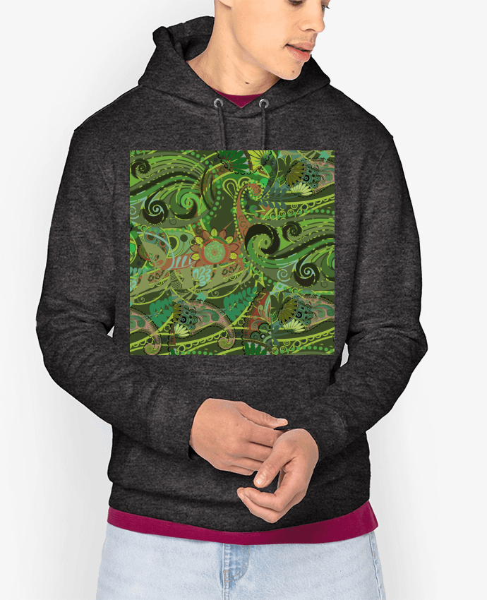 Hoodie Paisley Mix 4 Par L'Homme Sandwich