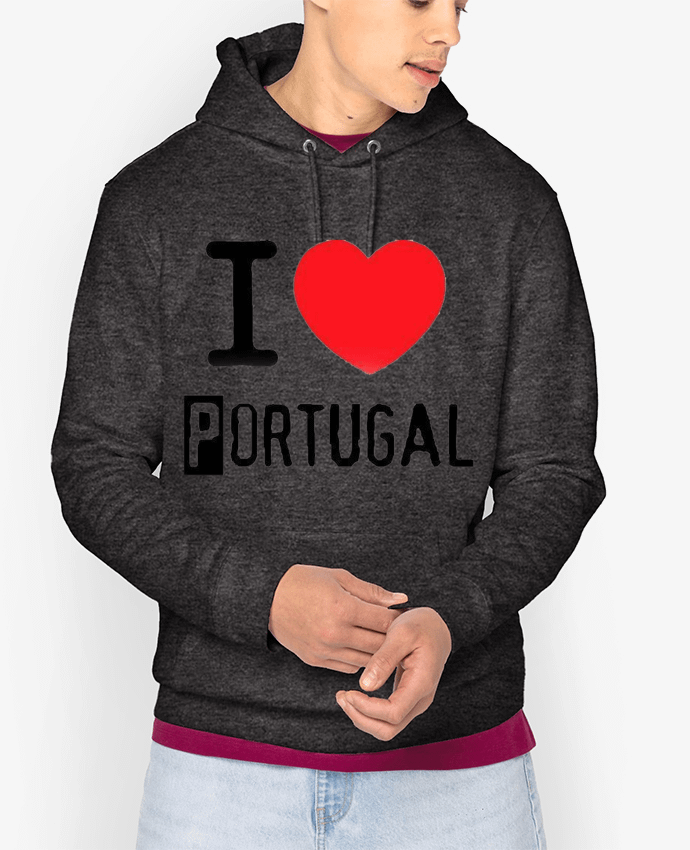 Hoodie I Love Portugal Par HumourduPortugal