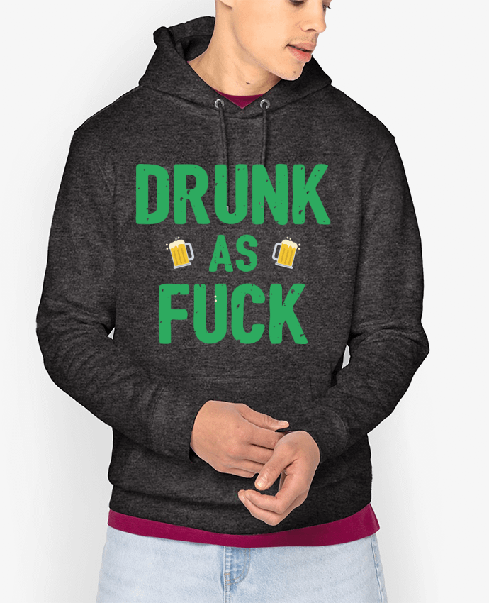 Hoodie Drunk as fuck Par tunetoo