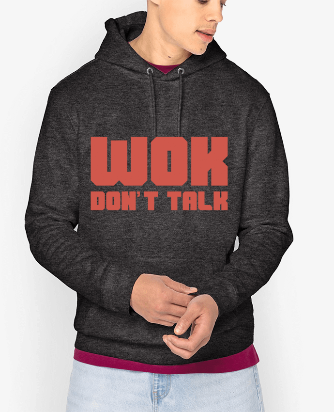 Hoodie Wok don't talk Par tunetoo