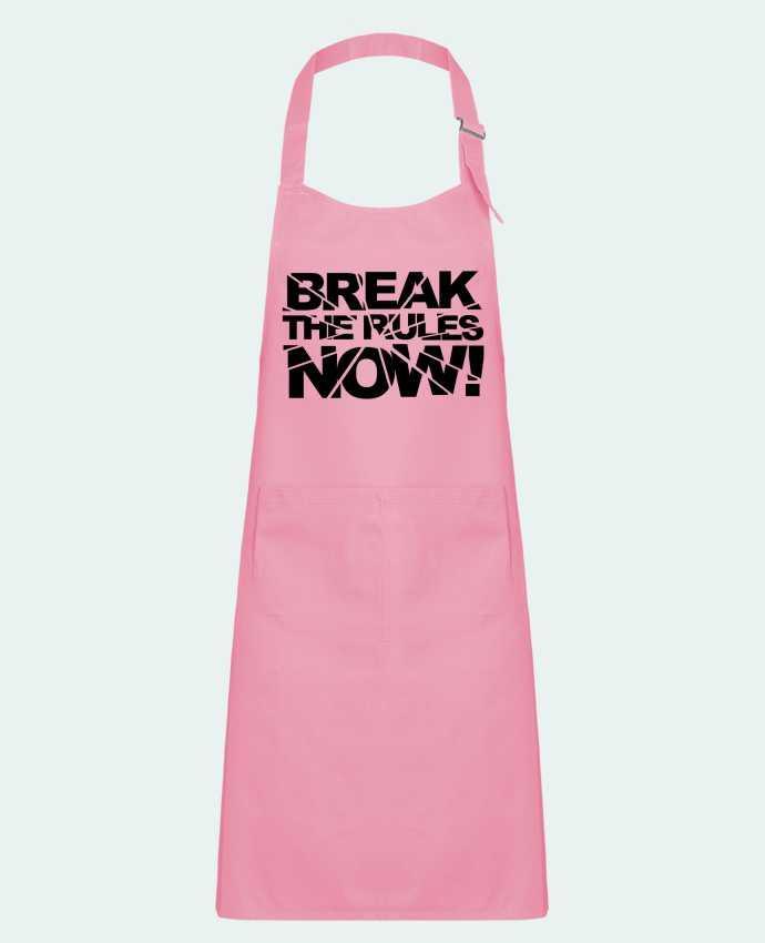 Tablier Enfant Break The Rules Now ! par Freeyourshirt.com