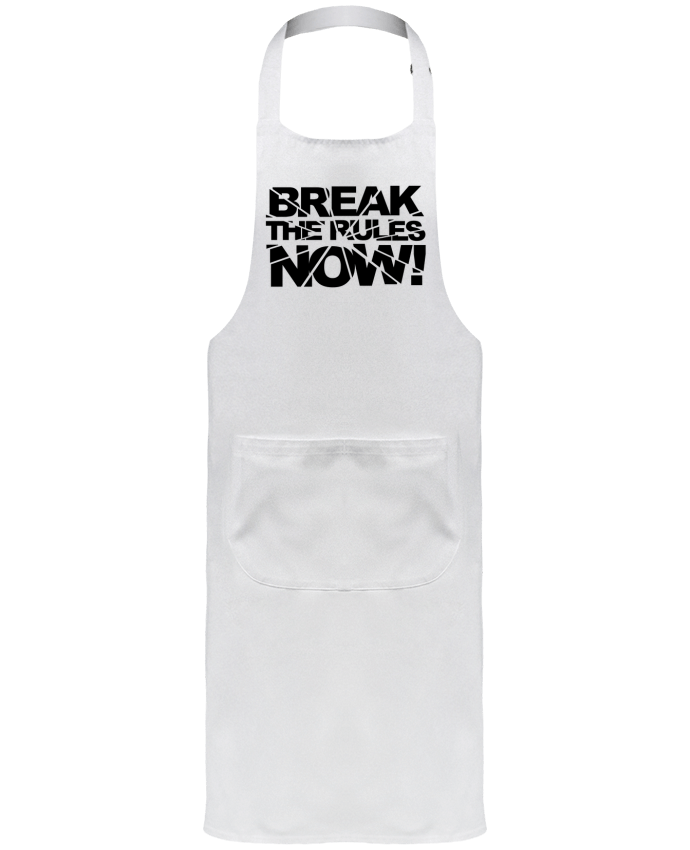 Garden or Sommelier Apron with Pocket Break The Rules Now ! by Freeyourshirt.com