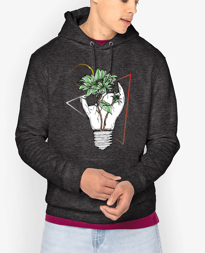 Hoodie Ampoule vs la nature Par jorrie