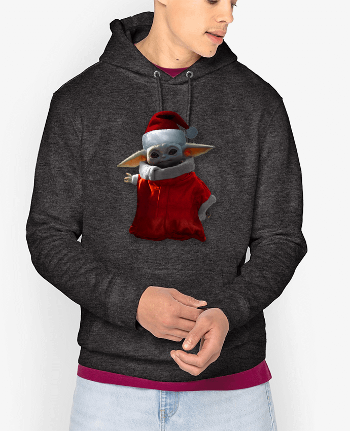Hoodie Baby Yoda lutin de Noël Par Kaarto