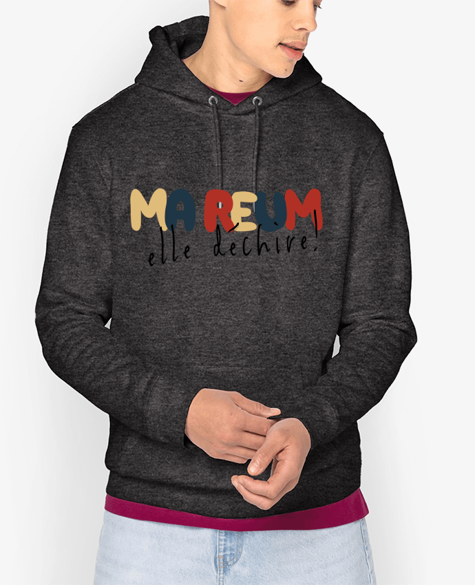 Hoodie Ma reum elle déchire! Par Le petit monde de Kélyan