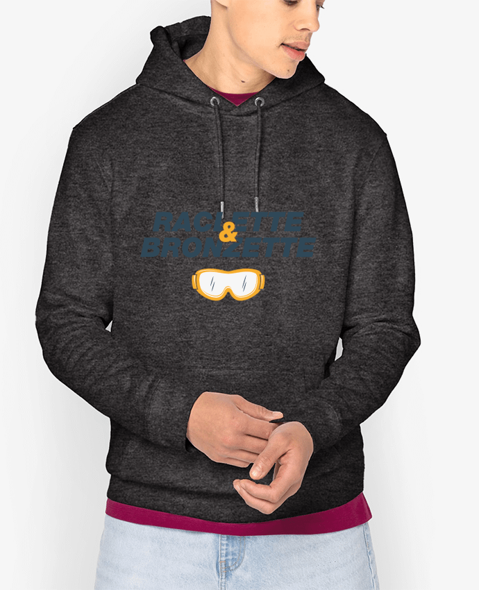 Hoodie Raclette et Bronzette - Ski Par tunetoo