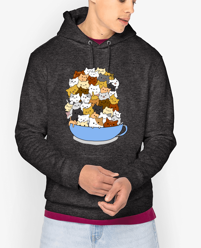 Hoodie Tazón de Gatitos Par MaaxLoL