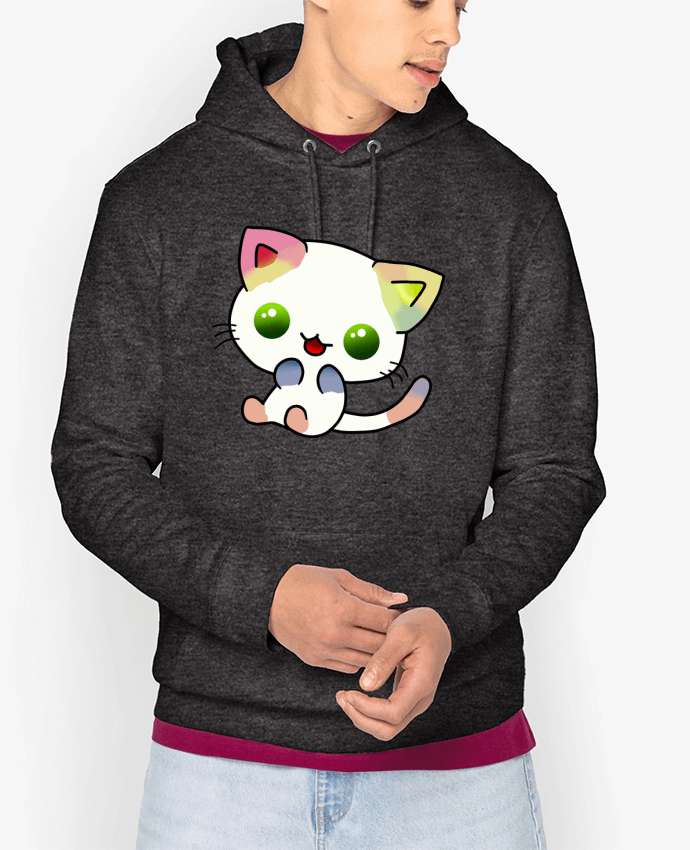 Hoodie Gato Coloreado Par MaaxLoL