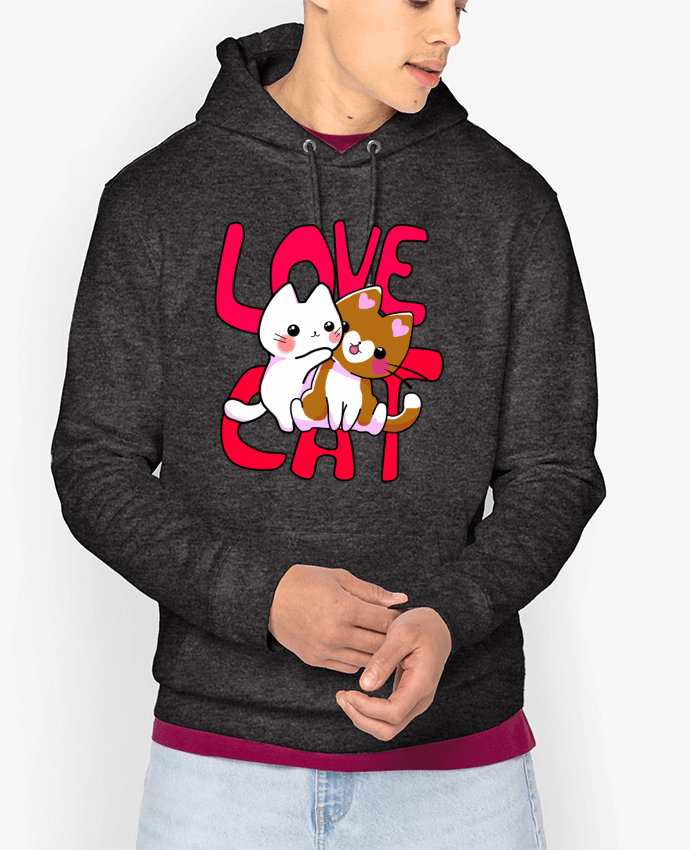 Hoodie Amor de Gato Par MaaxLoL