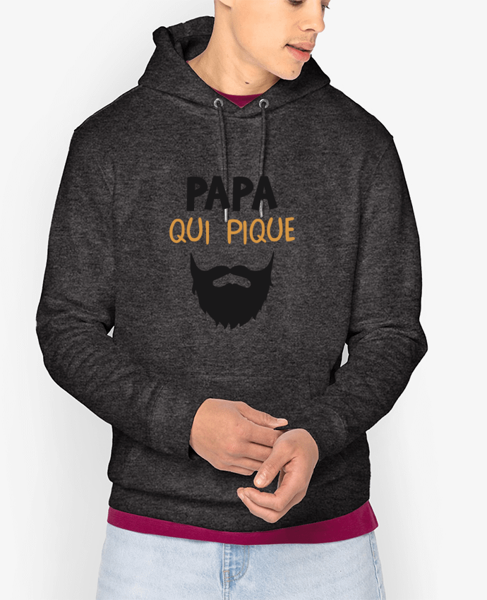 Hoodie Papa qui pique Par tunetoo