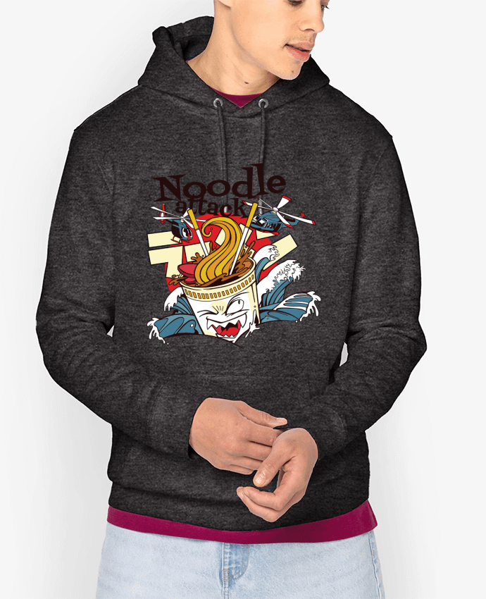 Hoodie El Ataque del Ramen Monstruoso Par MaaxLoL