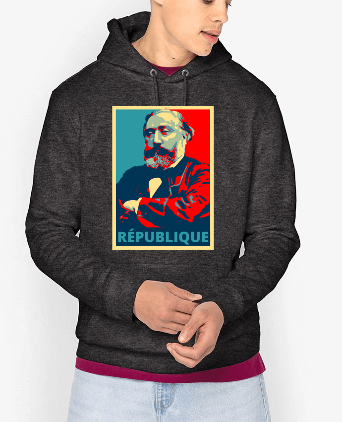 Hoodie Léon Gambetta - République Par Hémipléjik