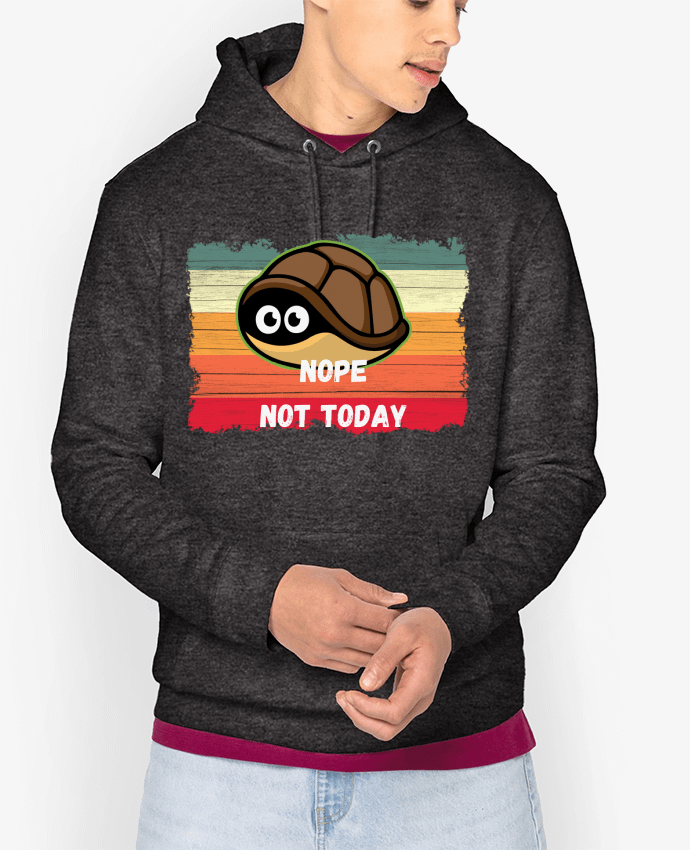 Hoodie Tortoise Nope Not today Par Cheerocki