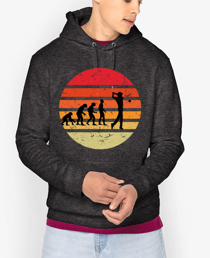 Hoodie Evolution de l'homme GOLF Par Cheerocki