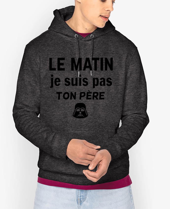 Hoodie le matin je suis pas ton père Par dessin-art