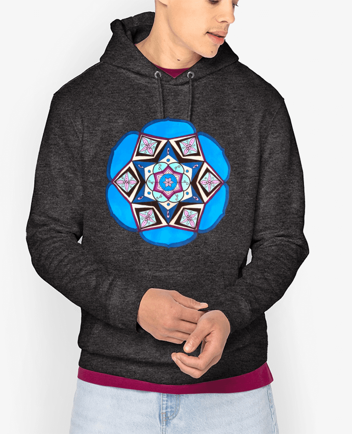 Hoodie Mandala Apaisement Par Caroline-Lyhor