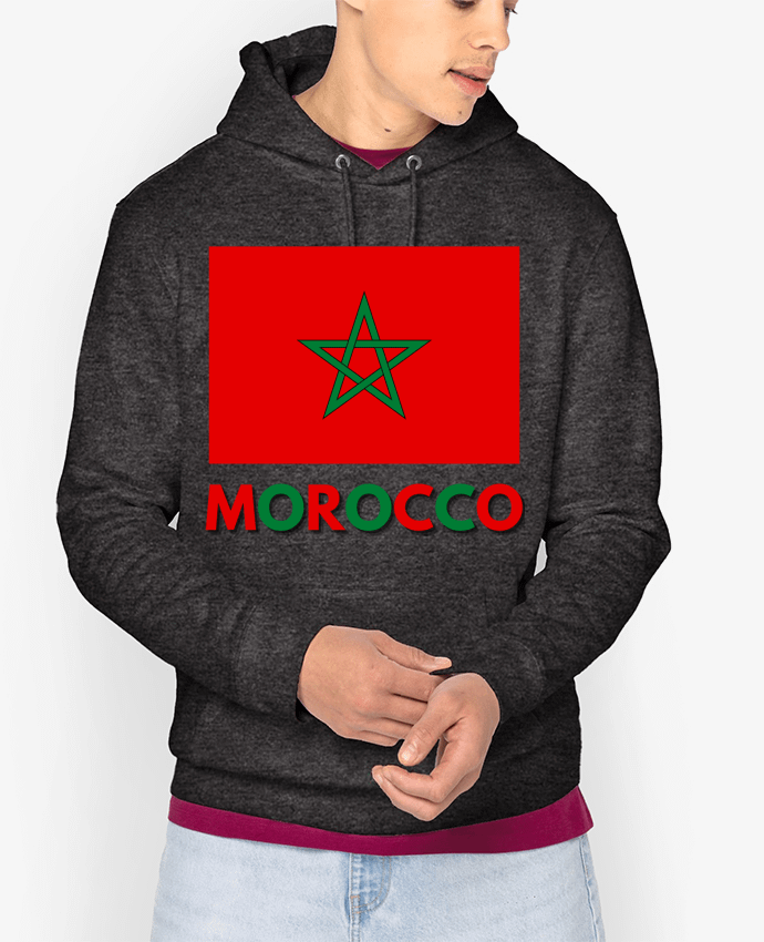 Hoodie Drapeau Maroc Par Anastasia