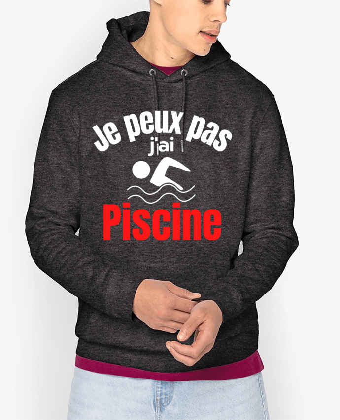 Hoodie Je peux pas,j'ai piscine Par Anastasia