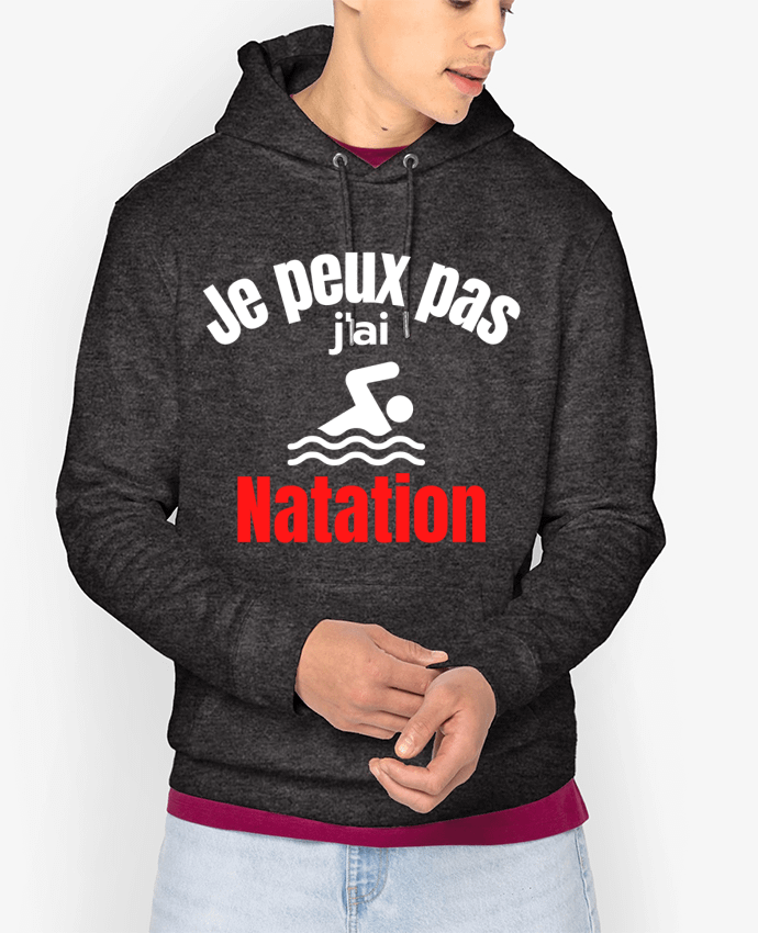 Hoodie Je peux pas,j'ai natation Par Anastasia