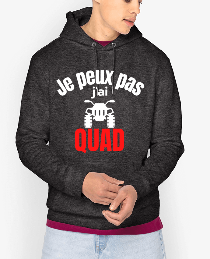 Hoodie Je peux pas,j'ai quad Par Anastasia