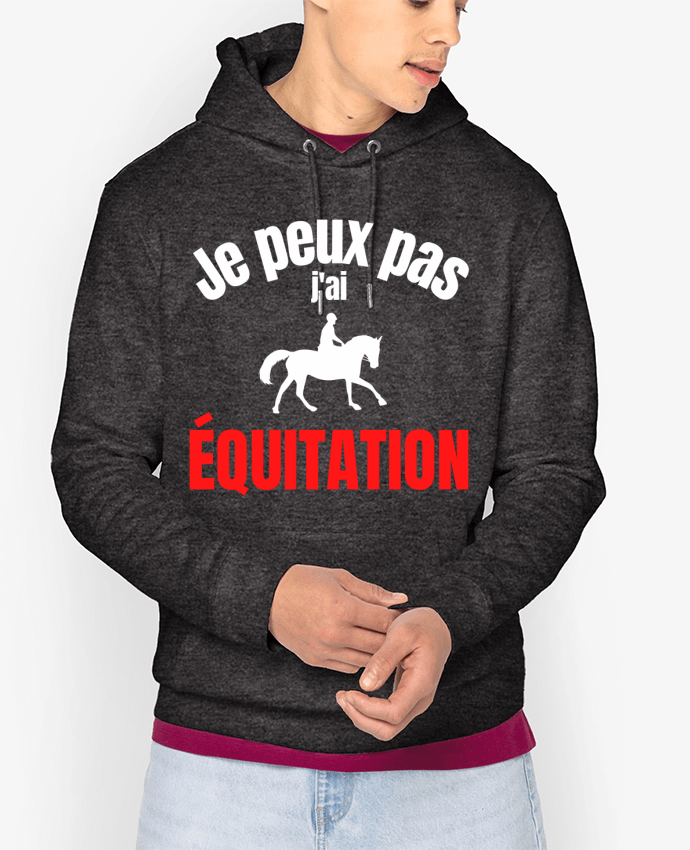 Hoodie Je peux pas,j'ai équitation Par Anastasia