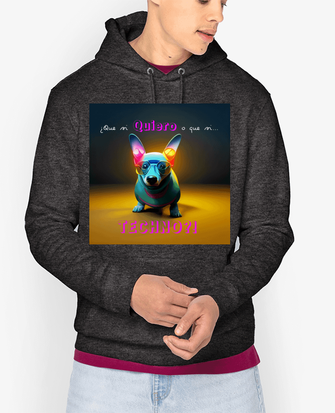 Hoodie Quiero Techno! Par a-Creations