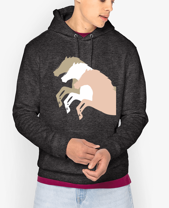 Hoodie Trio Horse Par Cavaliere Apparel
