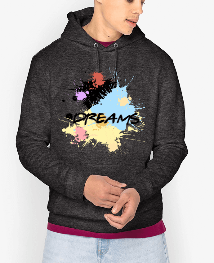 Hoodie Dreams paint - rêves peinture Par Toncadeauperso